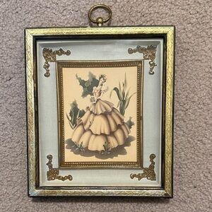 Vintage Turner Framed Art featuring Victorian Southern Lady